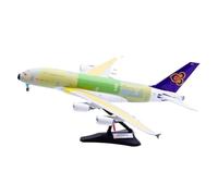 modellini di aeroplani in scala Modello Da Collezione In Lega In Scala 1:200 For Il Modello Di Aereo A Reazione "bare Metal" A380 Della Thai Airways F-WWAO modello di aeroplano in lega