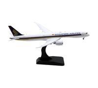 modellini di aeroplani in scala Modello Da Collezione In Metallo In Scala 1:400 Per Il Modello Di Jet Con Flap Down Del Boeing B787-10 Della Singapore Airlines modello di aeroplano in lega