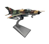 modellini di aeroplani in scala Modello Da Collezione In Metallo Pressofuso Per Aereo Da Caccia Sovietico MiG-21 Fishbed In Scala 1/72, Ornamenti Statici modello di aeroplano in lega