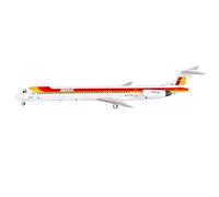 modellini di aeroplani in scala Modello di aereo in lega di metallo Iberia McDonnell Douglas MD-88 EC-FOZ in scala 1:400, prodotto finito for modellismo, souvenir, giocattoli, regali modello di aeropl
