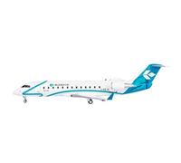 modellini di aeroplani in scala Modello di aereo passeggeri in scala 1:200 Air Dolomiti CRJ-200LR I-ADJA, modello di aereo in lega, collezione di souvenir, giocattolo, regalo modello di aeroplano in l