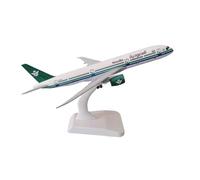 modellini di aeroplani in scala Modello di aeroplano dell'aviazione dell'Arabia Saudita AIR B787 da 19 cm Boeing 787 Modello di aeroplano in metallo pressofuso della compagnia aerea for la collezione