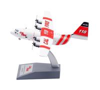modellini di aeroplani in scala Modello In Lega In Scala 1:200 Per CAL FIRE Lockheed C-130H Hercules C5 L-182 Diecast Aircraft Modello Da Collezione N118Z modello di aeroplano in lega