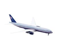 modellini di aeroplani in scala Modello In Lega Metallica In Scala 1:200 Per United Airlines GREY TOP Boeing 777-200 Diecast Aircraft Model N786UA modello di aeroplano in lega