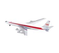 modellini di aeroplani in scala Modello Prefabbricato Da Collezione In Scala 1:200 Per L'aereo In Metallo Pressofuso TWA Boeing B707-100 N86741 modello di aeroplano in lega