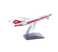 modellini di aeroplani in scala Modello Prefabbricato In Scala 1:200 Per L'aereo A Reazione Boeing B727-100 Della TWA WORLD Modello N891TW Con Supporto modello di aeroplano in lega