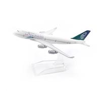 modellini di aeroplani in scala Modello Prefabbricato Per Aereo Boeing 747 Di Air New Zealand Modello In Metallo Pressofuso In Scala 1:400 modello di aeroplano in lega