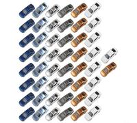 Modellini di auto in plastica in scala 1:100 per modelli in scala N Ferroviari e accessori per layout treno - Set di costruzione da 50 pezzi per la costruzione di scene ferroviarie