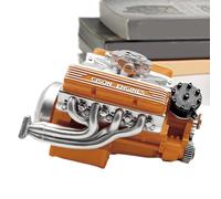 Modellini di motori, pezzi decorativi per moto V8 in metallo - Decorazioni educative artigianali per giovani, apprendimento, casa, figlia, ragazzi, , famiglia, donne, adolescenti, uomini, ragazze