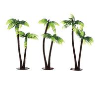 Modellini di Plastica, 3 Pezzi Mini Albero in Plastica Alberi Treno Alberi per modellino Ferroviario Foresta pluviale architettura Diorama Fai da Te casa delle Bambole Fata