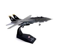 Modellini in scala Aerei 1/100 Per F-14 Tomcat Jolly Roger Squadron VF103 Boeing Militare Missile Bomber Modello Diecast In Metallo Modello Di Combattimento(F-14)