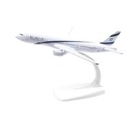 Modellini in scala Aerei Adatto Per Regalo Del Giocattolo Del Modello Visualizzazione Statica Dell'aereo Metallo Pressofuso Boeing B777 Israeliano 1 400