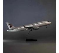 Modellini in scala Aerei Aereo Pressofuso Per La Collezione A320 Neo China Eastern Airlines Display Regalo Aereo In Resina Modello Statico 47 Cm(W light)
