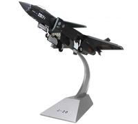 Modellini in scala Aerei Edizione Da Collezione Di Giocattoli Per Modellini Di Aerei In Lega J20 Di Quarta Generazione Di Jet Stealth Nero 1 48(Nero)