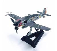 Modellini in scala Aerei Giocattolo Di Simulazione In Lega E Plastica In Scala 1 72 Dell'aereo Da Guerra Luftwaffe FW-190, Pressofuso, Regalo