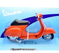 Modellini vespa 50 SPECIAL rosso scala 1:18 modellismo epoca da collezione NEW