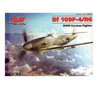 Modellino Aereo Bf 109f-4/r6 WWII German Fighter ICM 48107 1/48ème Char