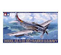 Modellino Aereo Douglas A-1h Skyraider U.S.Navy TAMIYA 61058 1:48 Modellino Cha