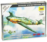 Modellino Aereo German Fighter Messerschmitt BF-109 F2 Scala 1:144