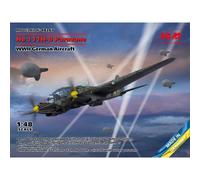Modellino Aereo He 111h-8 Paravane WWII German Aircraft ICM 48267 1/48ème