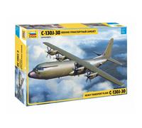 Modellino Aereo Heavy Trasporto Plane C-130j-30 ZVEZDA 7324 1:72 Char Per