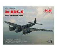 Modellino Aereo Ju 88 с -6 WWII German Heavy Fighter ICM 48238 1/48ème Ch