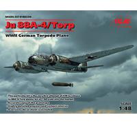 Modellino Aereo Ju 88a-11 WWII Tedesco Bomber ICM 48235 1/48ème Char Pro