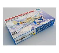 Modellino Aereo Junkers Ju-87b-2/u4 Stuka TRUMPETER 02422 1/24ème Char P