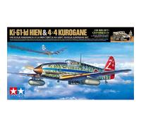 Modellino Aereo Kawasaki Ki 61 id Hien (Tony) & 4x4 Light Vehicle Korugane Set