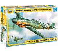 Modellino Aereo Messerschmitt Bf-109 German Fighter F2/F4 Scala 1:48