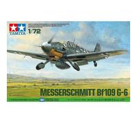 Modellino Aereo Messerschmitt Bf109 G-6 TAMIYA 60790 1/72ème Char Promozione