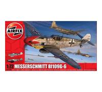 Modellino Aereo Messerschmitt Bf109g-6 AIRFIX a02029b 1:72 Char Promozione