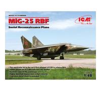 Modellino Aereo Mig-25 Fbr Soviet Riconoscimento Plane ICM 48904 1/48ème