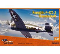 Modellino Aereo Republic P-47c-2 Thunderbolt DORA WINGS 48055 1:48 Modellino Cha