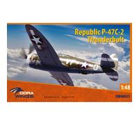 Modellino Aereo Republic P-47c-2 Thunderbolt DORA WINGS 48055 1:48 Modellino Cha