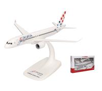 MODELLINO AEREO STATICO HERPA AIRBUS A220-200 CROATIA AIRLINES SCALA 1:200