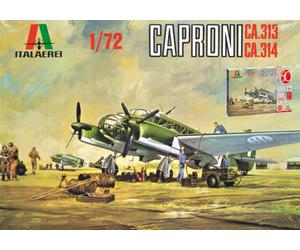 MODELLINO AEREO STATICO ITALERI CAPRONI CA.313/314 VINTAGE LIMITED KIT 1:72