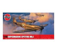 Modellino Aereo Supermarine Spitfire Mk.i AIRFIX a05126b 1:48 Modellino Char Pro