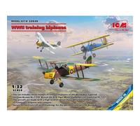 Modellino Aereo WWII Training Biplanes 1/32ème ICM 32039 Char Promozione