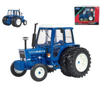 MODELLINO AGRICOLO STATICO BRITAINS TRATTORE FORD 7600 WITH DUAL SCALA 1:32