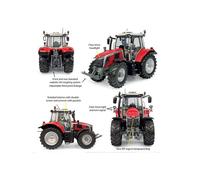 MODELLINO AGRICOLO STATICO UNIVERSAL HOBBIES TRATTORE MASSEY FERGUSON 6S180 1/32