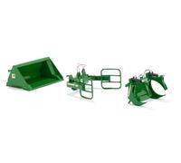 MODELLINO AGRICOLO STATICO WIKING ACCESSORI FRONTALI PER JOHN DEERE SET A 1:32