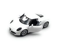 Modellino Alfa Romeo 4C 1:34-39 Bianco Veicolo