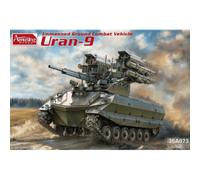 Modellino Amusing Hobby Uran-9 1/35, Veicolo Combat Terrestre Téléopéré Russo