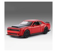 Modellino Auto 1:32 Per Dodge Per Challenger Per Hellcat Modello In Lega Metallica Pressofusa Riproduzioni Scala(rosso)