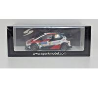 MODELLINO AUTO 1:43 SPARK TOYOTA YARIS WRC LAPPI RALLY FINLANDIA 2017 MODELLISMO