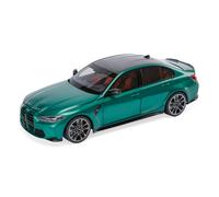 Modellino auto BMW 1:18 miniatura M3 G80 verde metallizzato pressofuso