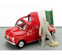 Fiat 500 + Giuseppe Garibaldi - 150? Unita' D'Italia 1:43 2011 AS150 BRUMM