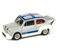 MODELLINO AUTO BRUMM STATICO FIAT ABARTH 1000 1970 PRESENTAZIONE BLU SCALA 1:43