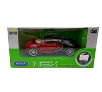 Modellino Auto Bugatti Chiron Veicolo Miniatura Auto Scala 1:3 9 Rosso